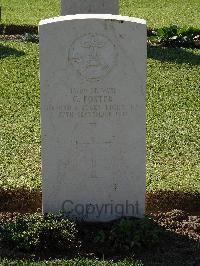 Salonika (Lembet Road) Military Cemetery - Foster, G